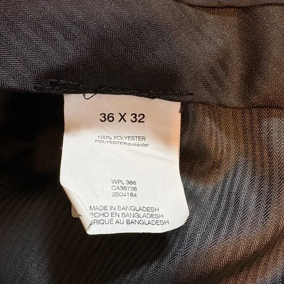 Kenneth Cole Reaction Charcoal Dress Pants - Picture 4 of 8